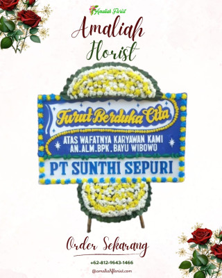 Papan Bunga Duka di Sandai