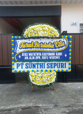 Papan Bunga Duka di Sandai